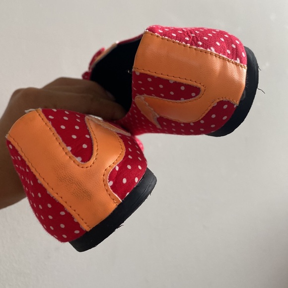 ModCloth TUK T.U.K. Clever So Sweet red polka dot Fox flats size 5 - Picture 6 of 8